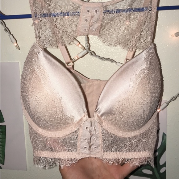 Victoria’s Secret Sexy Push Up bra 34C pink lace - Picture 2 of 6